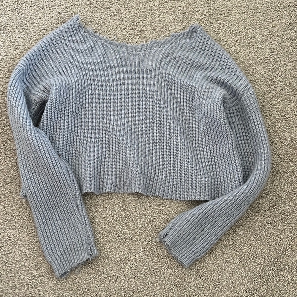 Kohls Cropped Off The Shoulder Sweater